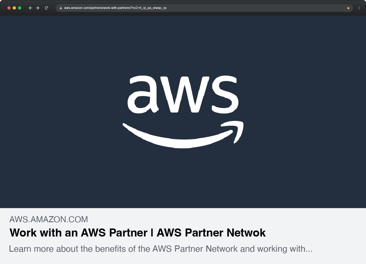 Amazon Web Services partner before Open Graph Image